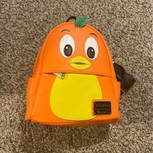 Loungefly orange bird backpack
